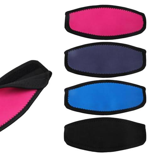 4 st Dykmaskremmar, Simvattentät Maskremsskydd Neoprenmaskremsskydd Vattensportsnorkel Med Kardborreband Av Neopren för Dykmasker