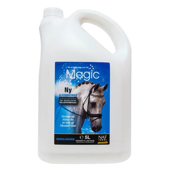 NAF Magic Liquid - Tilskud tilnervøse heste/5 liter.