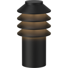Bysted garden sort kort led ankermontereret ekskl. adapter