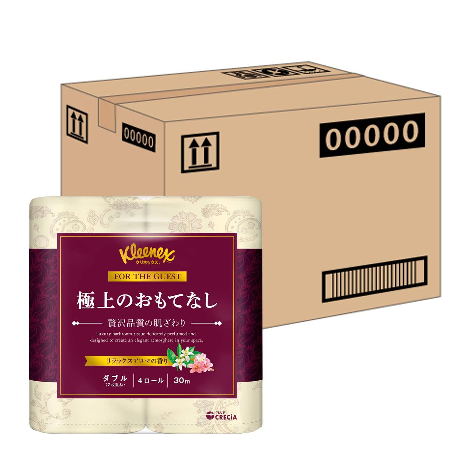 Kleenex Superlative Hospitality Toilet 4 Rolls 30m Double x 10 Packs [Case sales] vit