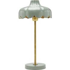 Wells bordslampa - Grön/guld 50cm