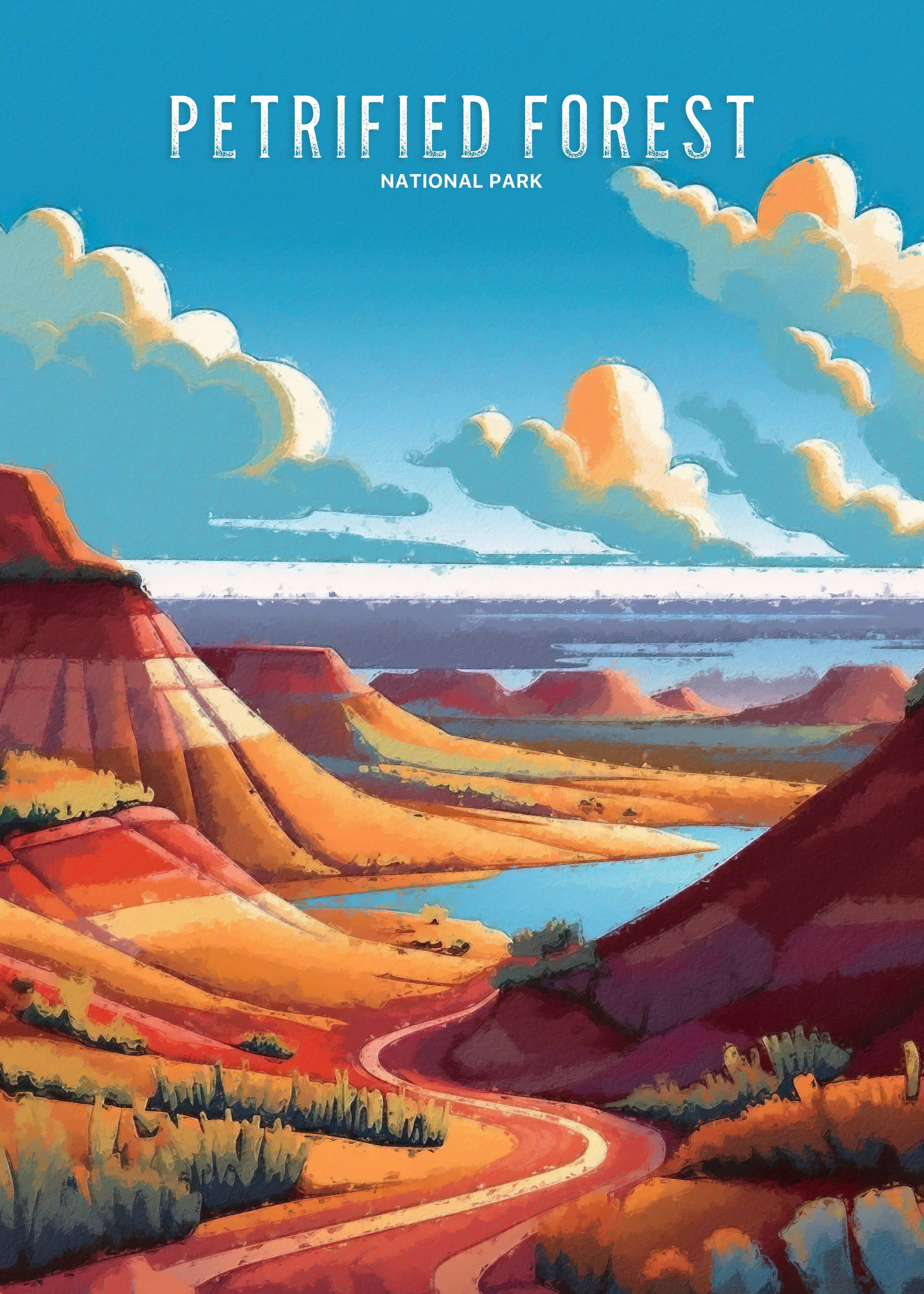 Petrified Forest - 100x140