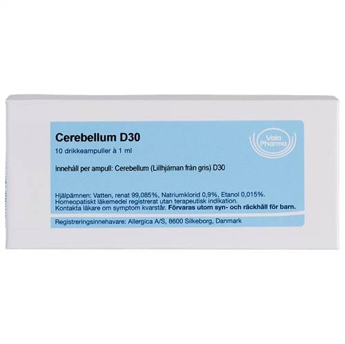 Cerebellum D30 - 10 ampuller - Allergica