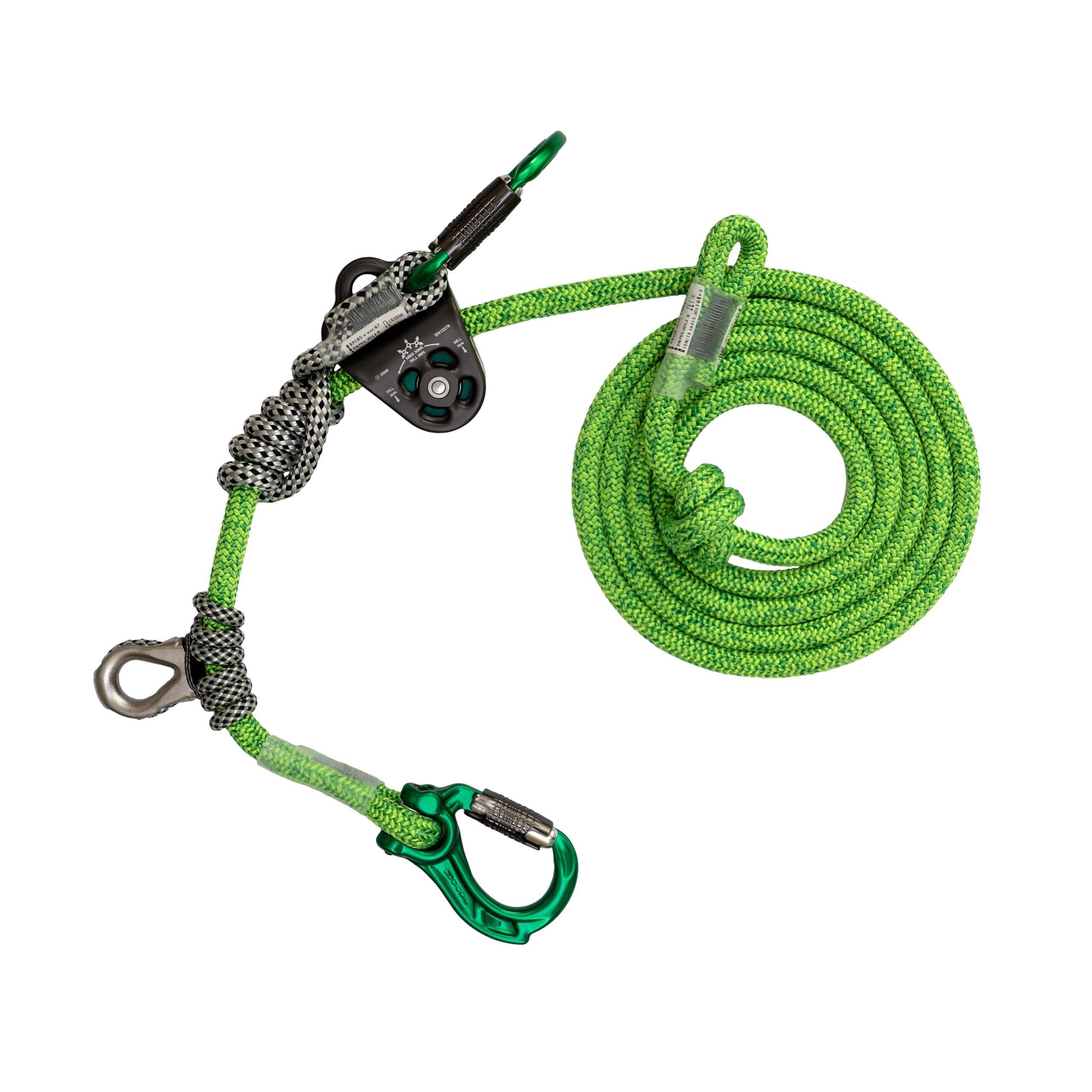 DMM Nomad+ Lanyard 12.8mm (Lime med Director) - 4 meter