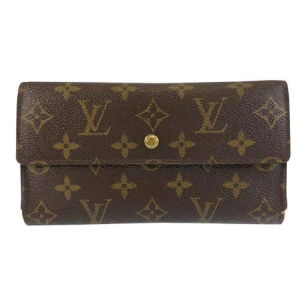 Louis Vuitton Vintage Pre-owned Lang pung (tri-fold) - Vintage - Dame - Brun - ONE SIZE -