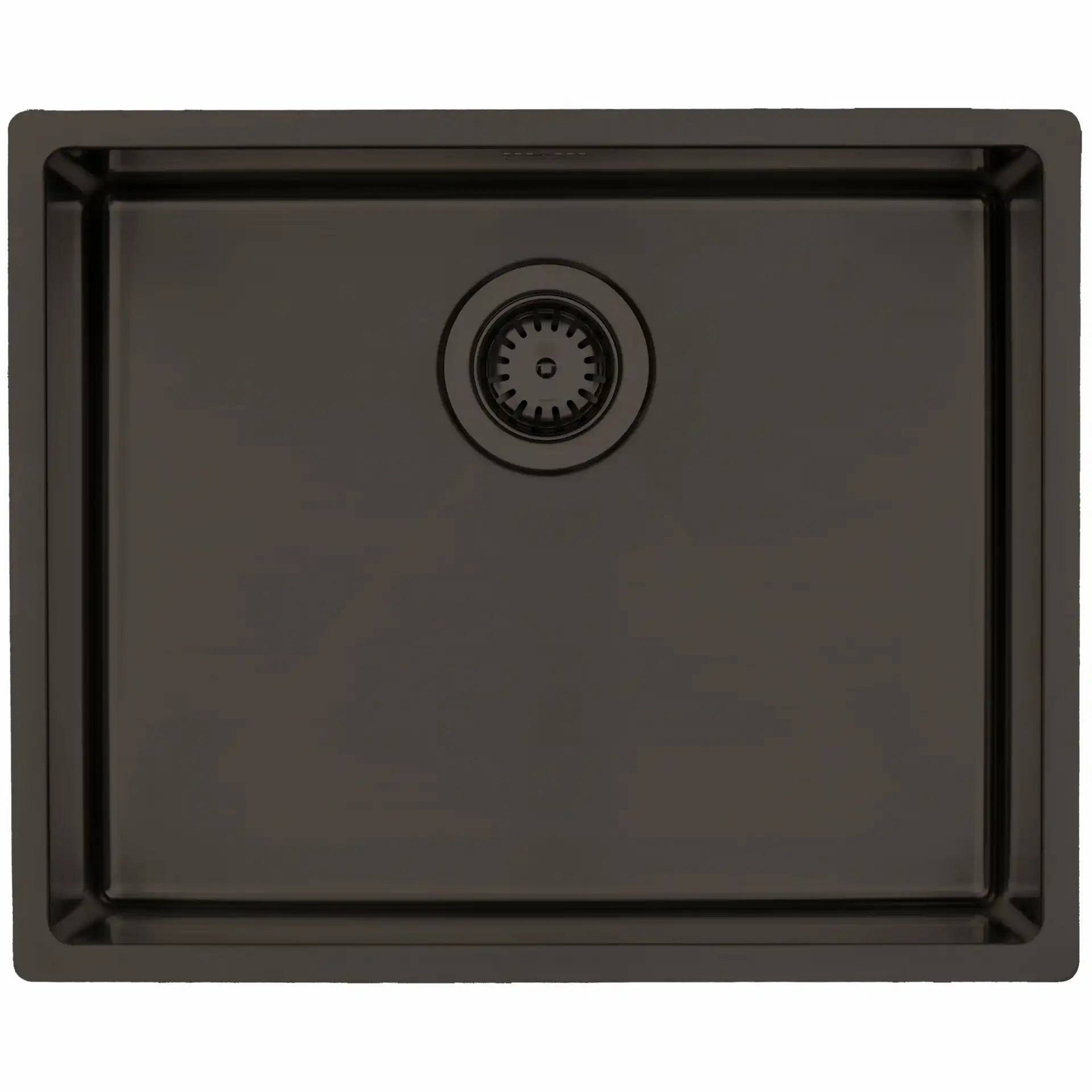 Kubus 500 Soft køkkenvask, PVD Dark Bronze