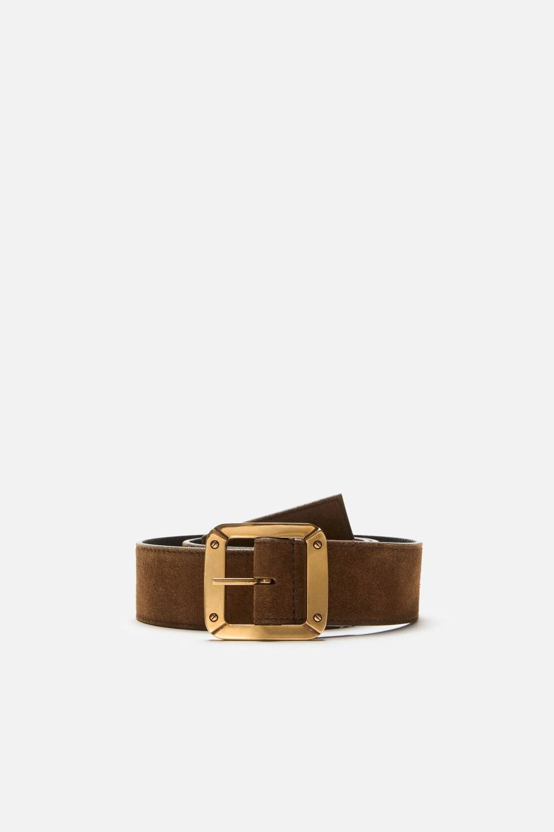 Reversible leather belt
