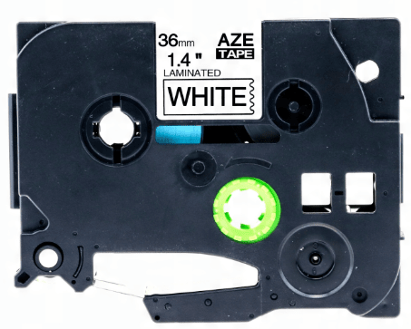 Brother TZeFX261 Tape sort tekst på hvid tape Fleksibel 36mm x 8m Uoriginal