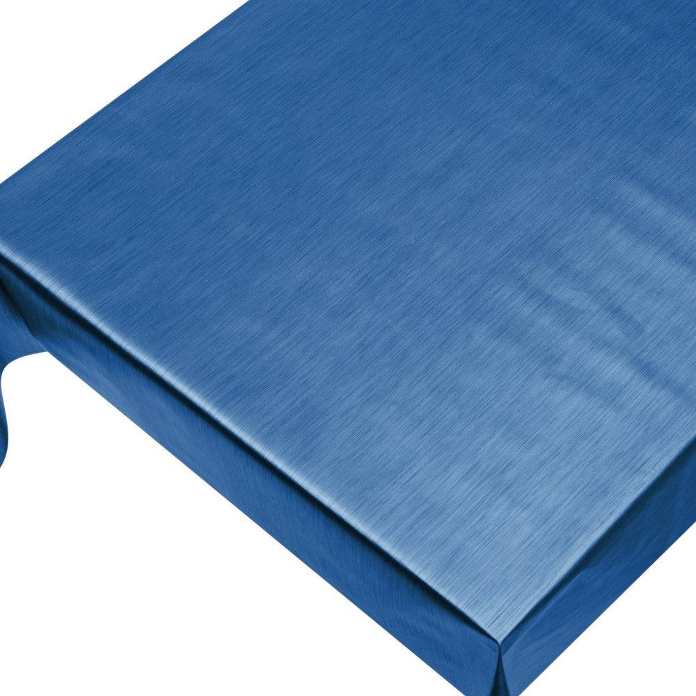 Julevoksdug - Ensfarvet voksdug metallic blå