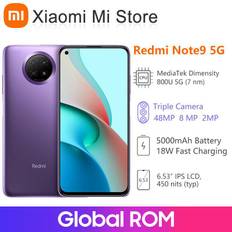 Smartphone Xiaomi Redmi Note 9 5G 6GB+128GB svart