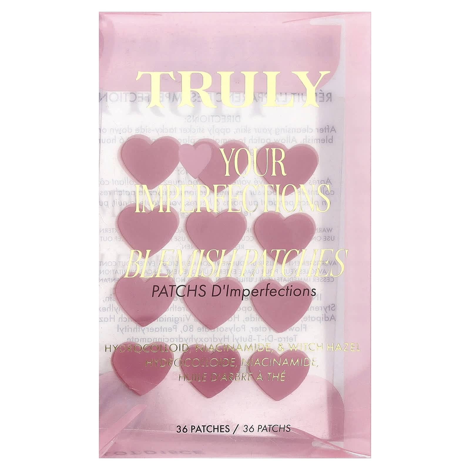 Truly Beauty, Your Imperfection Blemish Patches, 36 Sheets