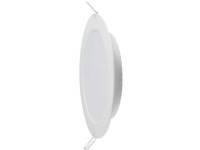(ComputerSalg) VTAC indbygningslampe V-TAC 6W LED SAMSUNG CHIP rund 120x28mm VT-61006RD-S 6500K 660lm 5 års garanti