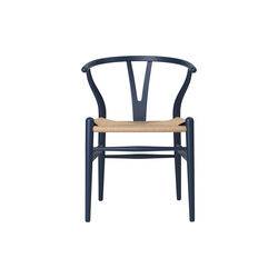 CH24 Y-stolen Spisebordsstol, Soft Blue.