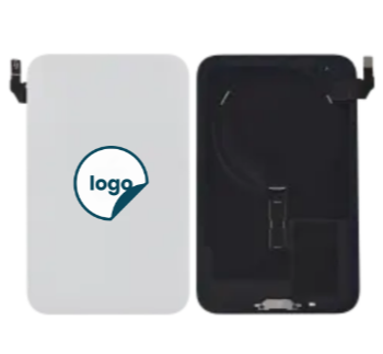 iPhone 17 Pro Max bagglas med metalplade+Trådløs oplader flex+Magsafe magnet+Flashlight flex - Pull A (sølv)