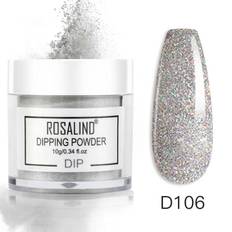 ROSALIND Nail Dip Powder Glitter Holografisk Fransk Pigment Krom Doppningspulver Naglar Glitter