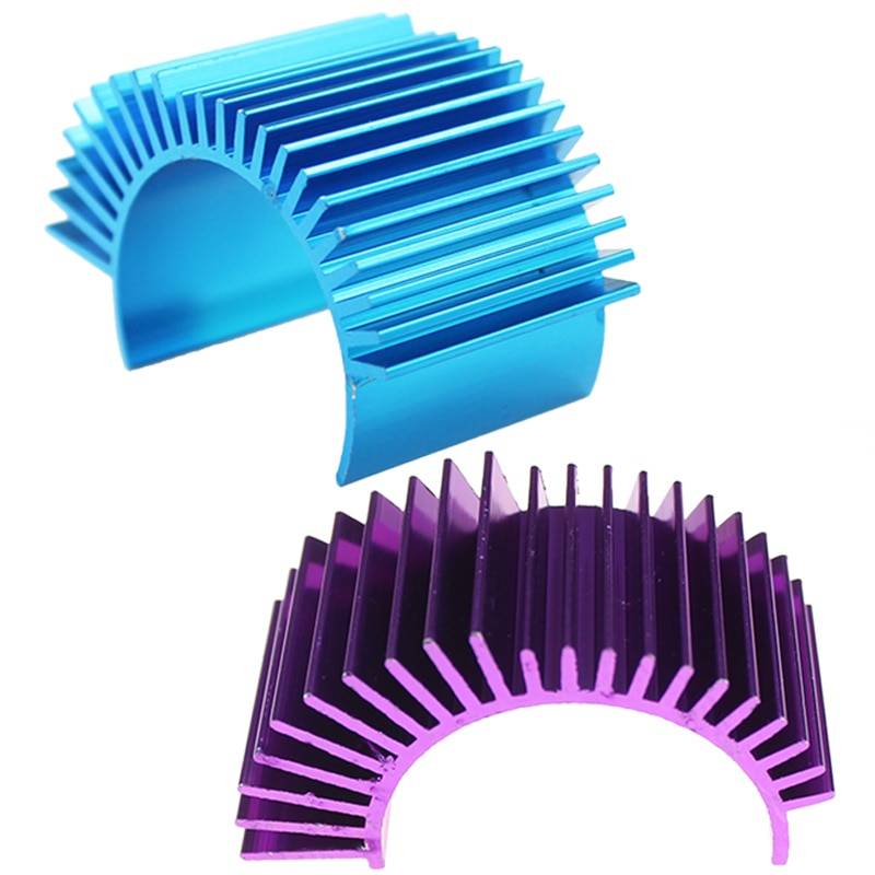 Rc reservdelar bilar 540 550 motor radiator för wltoys 12428 12423 a959- b a969- b a979- b a929- b - Lila