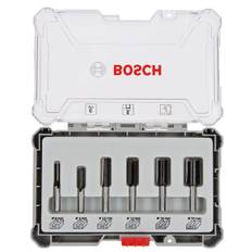 Bosch Fræsejernssæt HM 6mm - 6 dele