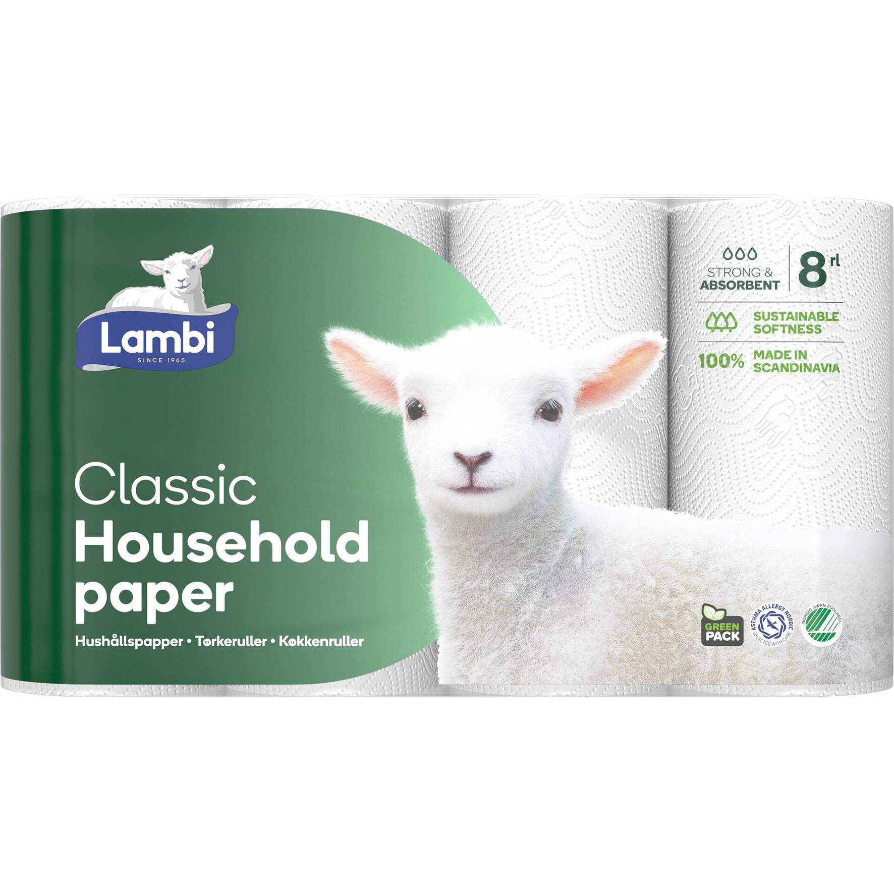 Hushållspapper Lambi 5x4st