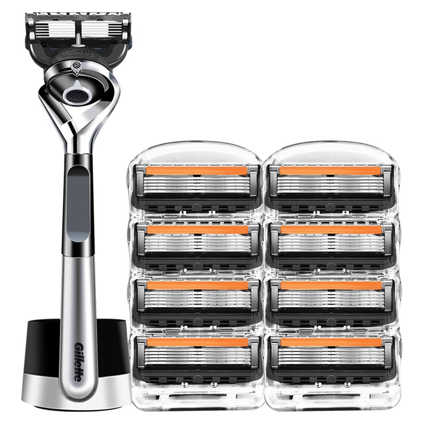 Gillette Fusion ProGlide Magnetic Razor Kit Men's Shaving Razor with Blades