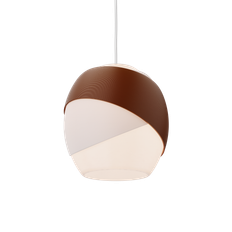 myCreation Cape Pendant E27 Satin Bronze 300cm kabel (vit)