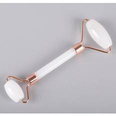Gua Sha Ansigtsrulle af naturlig Hvid Jade - 14,5 cm.