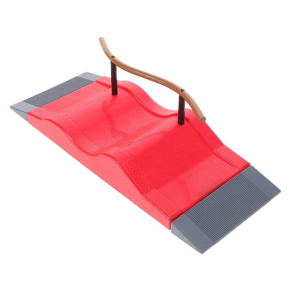 Mini Finger Skateboard Hinder Ramp, Plast