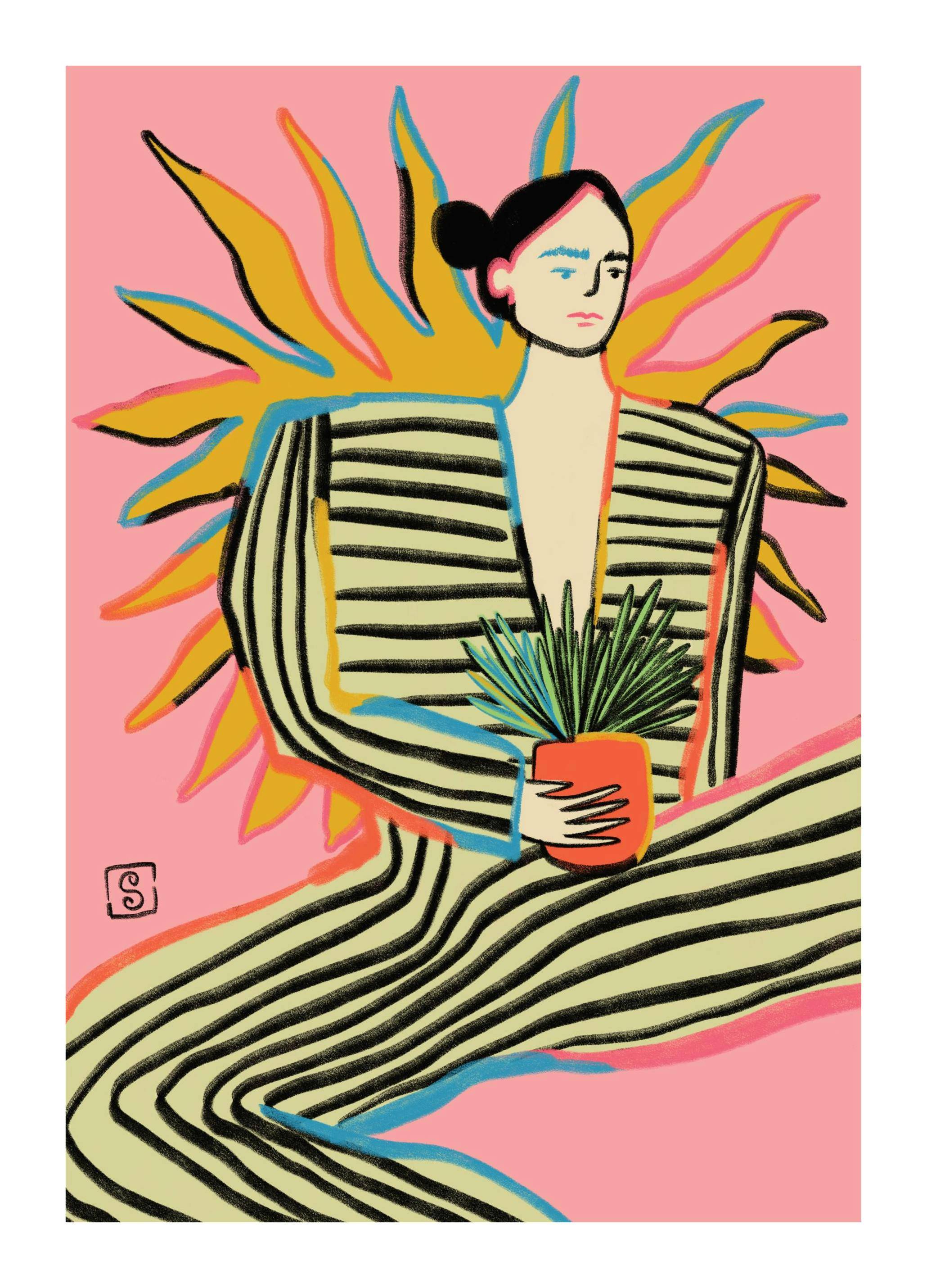 Sandra Poliakov - Sun Power Poster (30x40 cm)