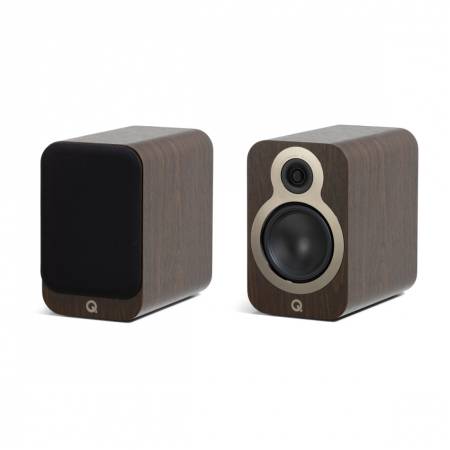 Q Acoustics 3020c stativhögtalare, valnöt