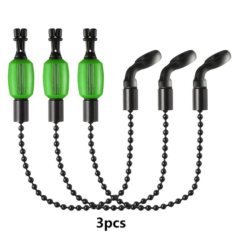 Coonor 3pcs Fishing Bite Indicators, Carp Fishing Line Bobbers, Tensioners, Indicators, For Bite Alarm, No Lights, Non-electric, Lake Fishing Stand Alarm Accessories