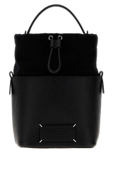 Maison Margiela Leather Shoulder Bag — Black