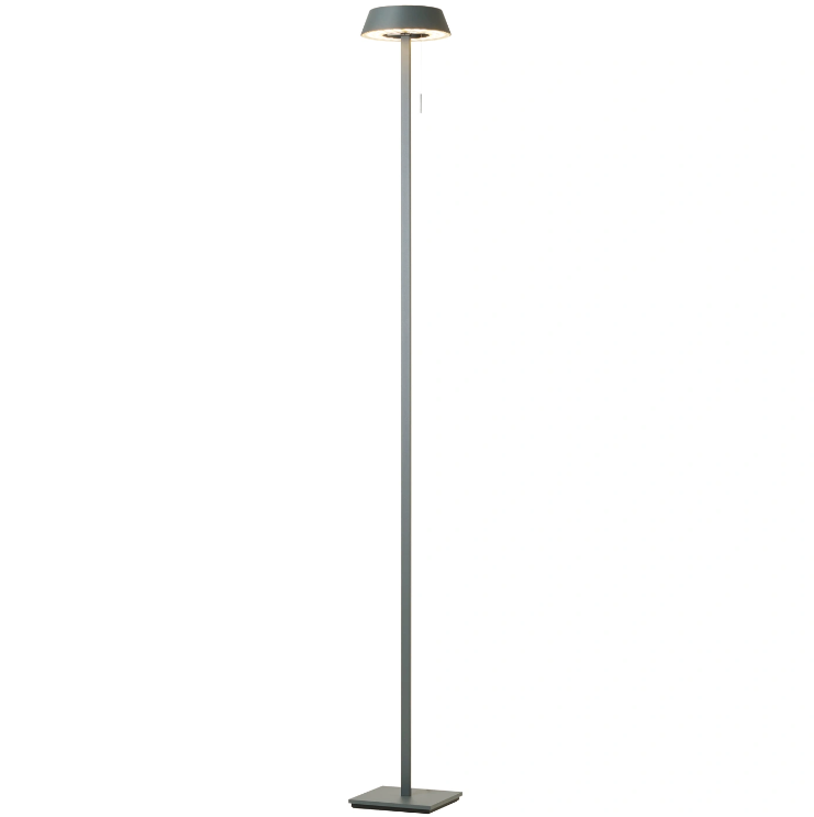 Glance Straight LED gulvlampe Oligo - Mat grå