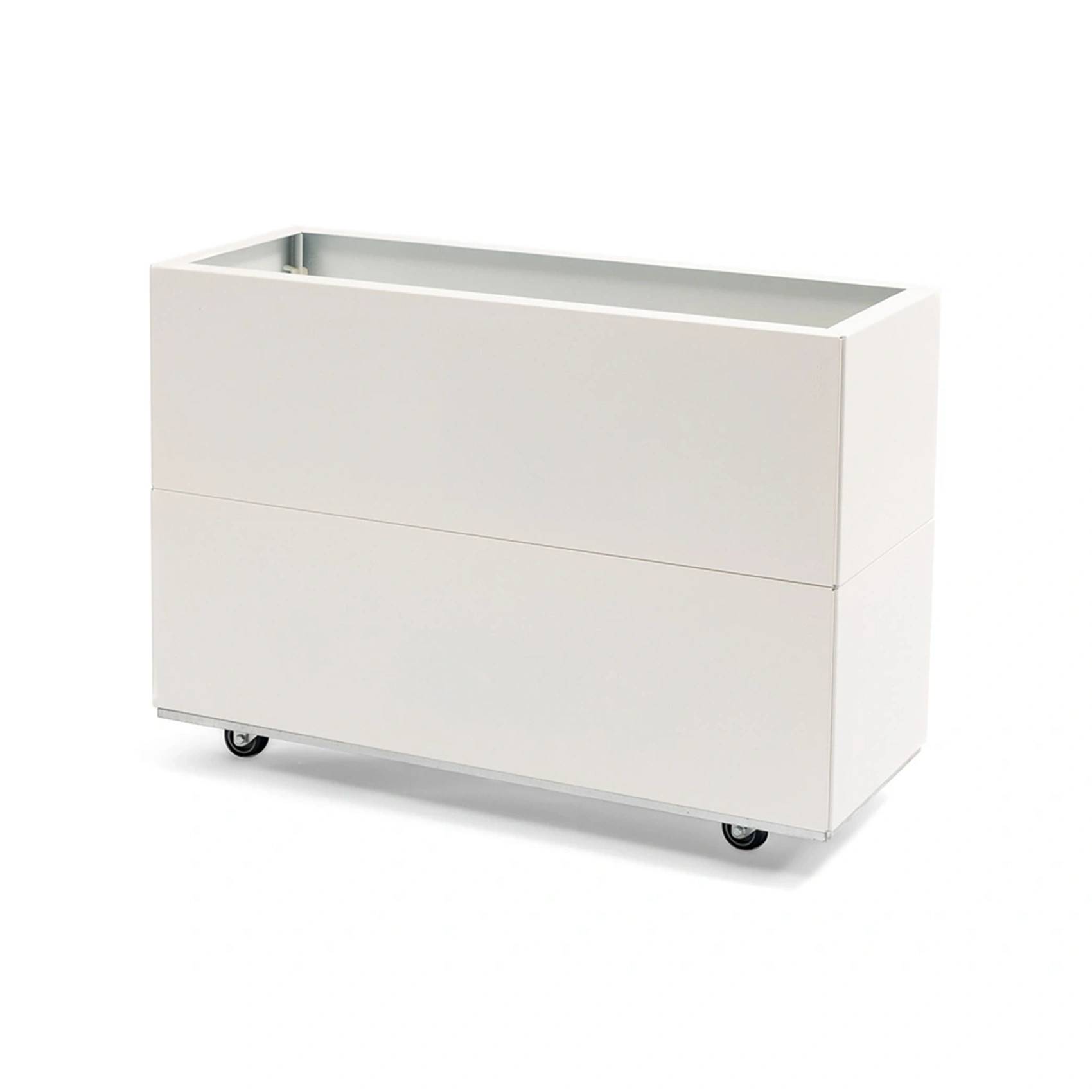 BEDD odlingslåda med ben/hjul - 80x30xH50 cm, vit - Vit
