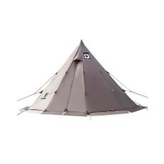 OneTigris Zelt Tipi Zelt Firstzelte für 4-6 Personen Pyramidenzelt mit Zeltstange 4 Jahrzeit Campingzelt 3000 mm Wassersäule für Outdoor, Camping, Wandern, Trekking