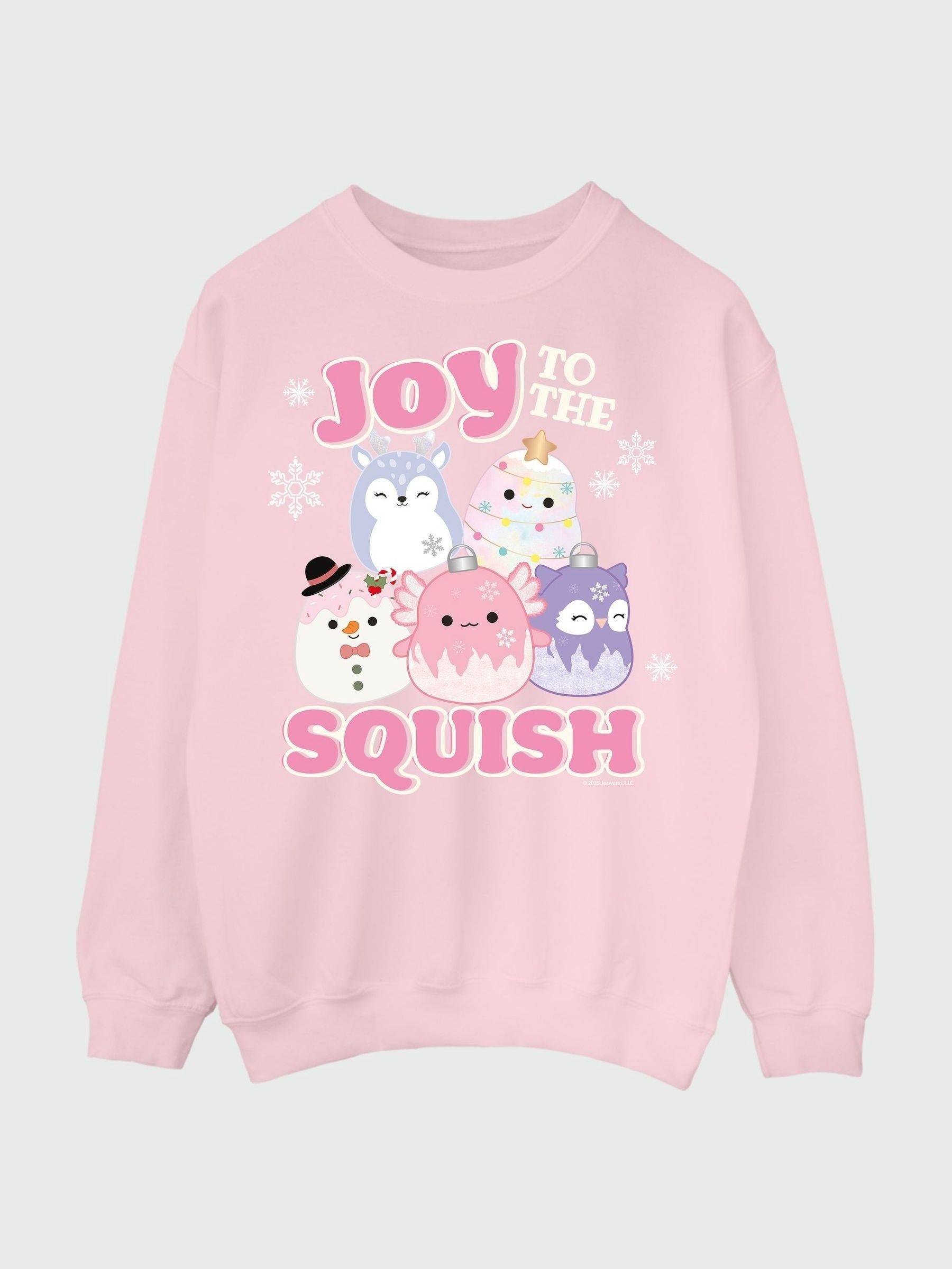Brands In Brands In Pink Squishmallows Joy To The Squish Christmas Sweatshirt