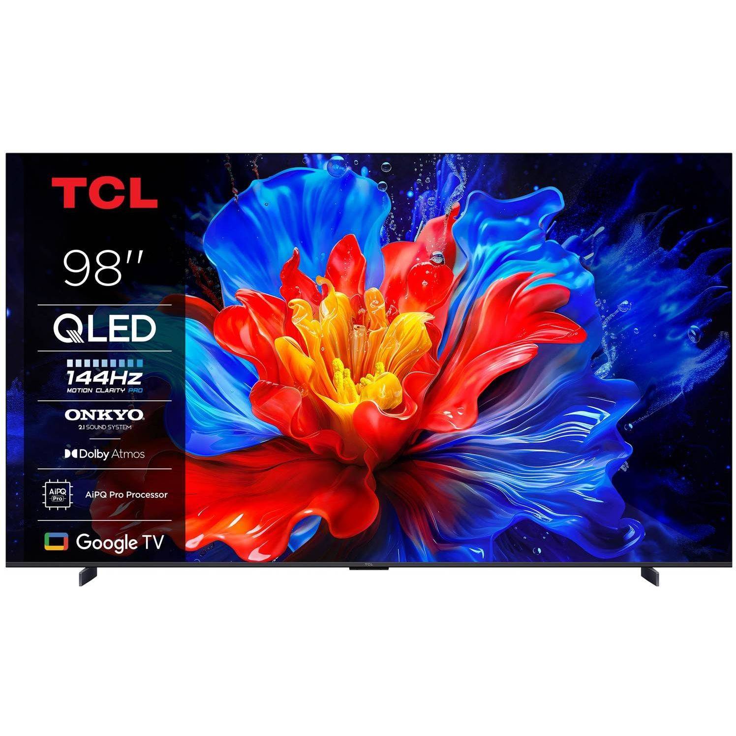 TCL 98P8K QLED 4K Google TV.