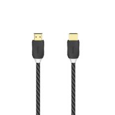 Hama High Speed HDMI™ Cable, Plug-Plug, Ethernet, Fabric, Gold-plated, 3.0 m