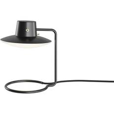 AJ Oxford H28 sort metal / opal glas bordlampe