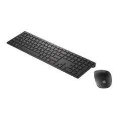 HP Pavilion 800 - Tastatur og mus-sæt - trådløs - engelsk - jet black - for Pavilion 24, 27, 590, 595, TP01