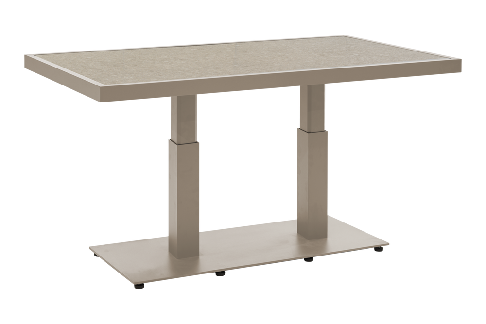 Scale 140x85 h49-73cm khaki/greish keramik