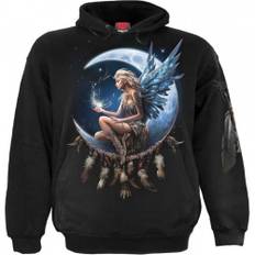 Spiral Direct Unisex Adult Moon Fairy Hoodie L svart