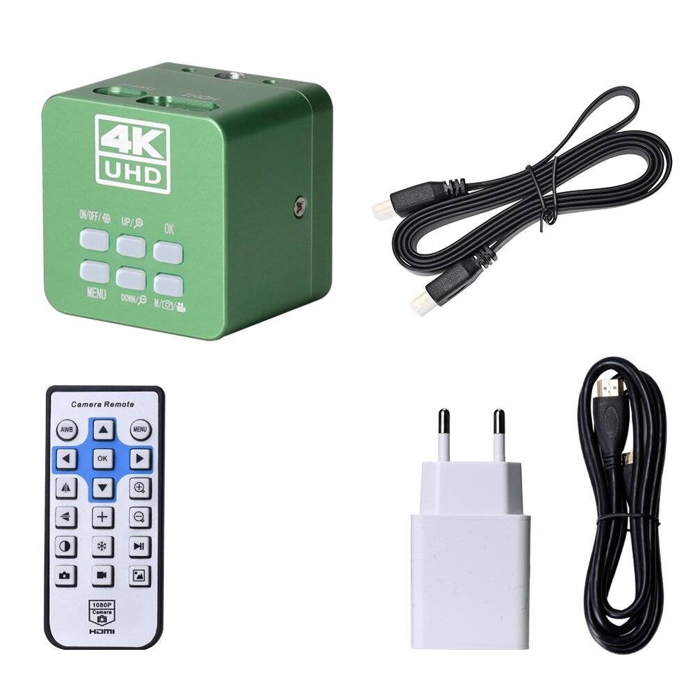 HAYEAR 2023 Ny Ultra HD 4K 2160P USB HDMI Digital Mikroskop Kamera Industri Lab Detekterade Bilder Acquisition Video Rec