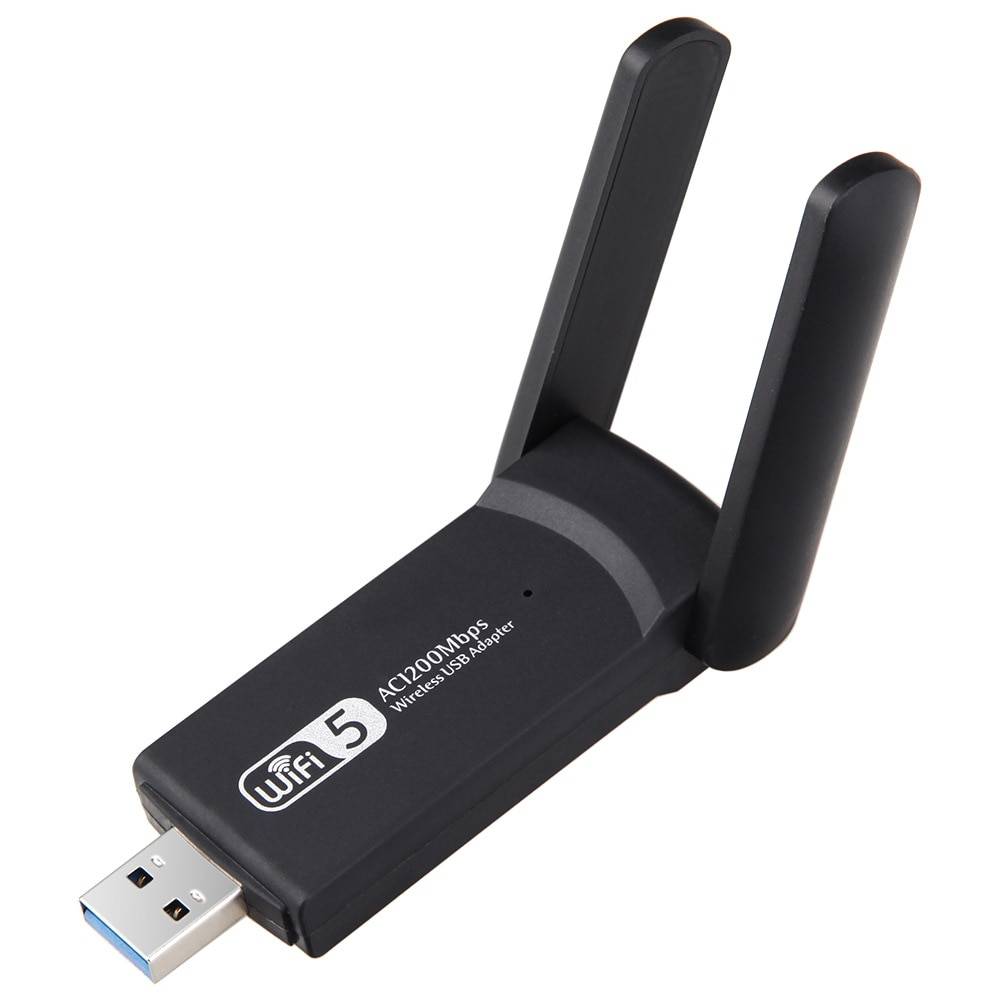 Usb wifi adapter 1200 mbps usb nätverkskort 1200 mbps wifi dongle usb lan ethernet dual band 2.4g 5.8g