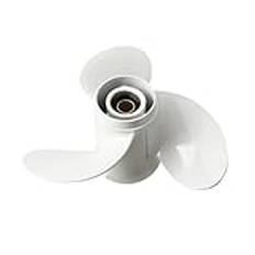 683-45945-00-EL Propeller 9 1/4X9-J for Ymh 2 takt 9,9HK 15HK Båtmotor Vit 3 Blad 8 Spline Tand R-Rotation 683-45945 Byt ut delar