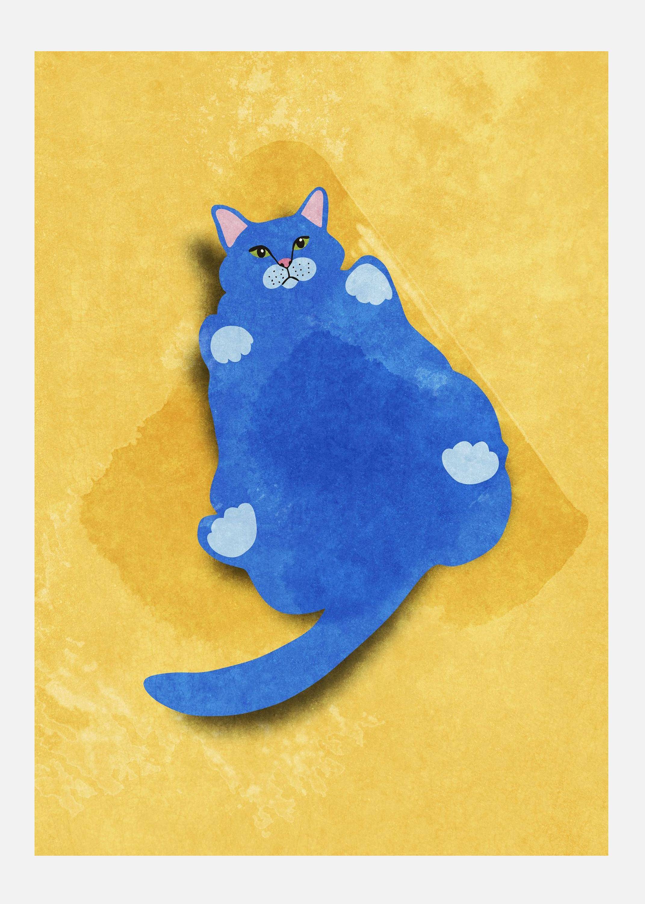 Fat Cat Canvastavla (70x100 cm)