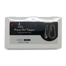 Press-On Tipper | Coffin Medium | Soft Gel Tips | Gelly Nail Tips