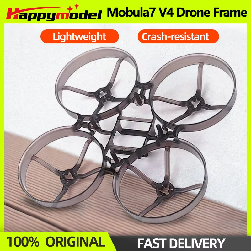 HappyModel Mobula7 V4 Moblite7 Drone Frame KIT Update 75mm Brushless Tinywhoop For RC FPV Freestyle 75mm Racing Drone