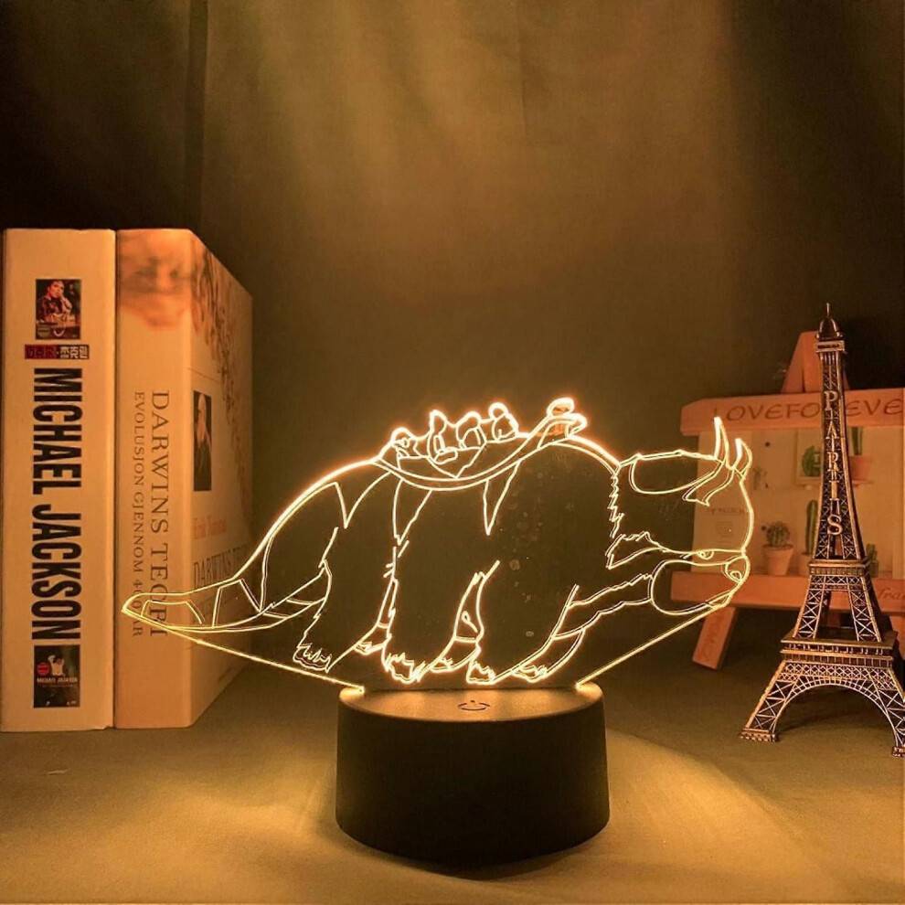 Anime Game Night Light, 3D LED Night Light, Appa Avatar: The Last Airbender, för sovrum, dekoration, födelsedag, G