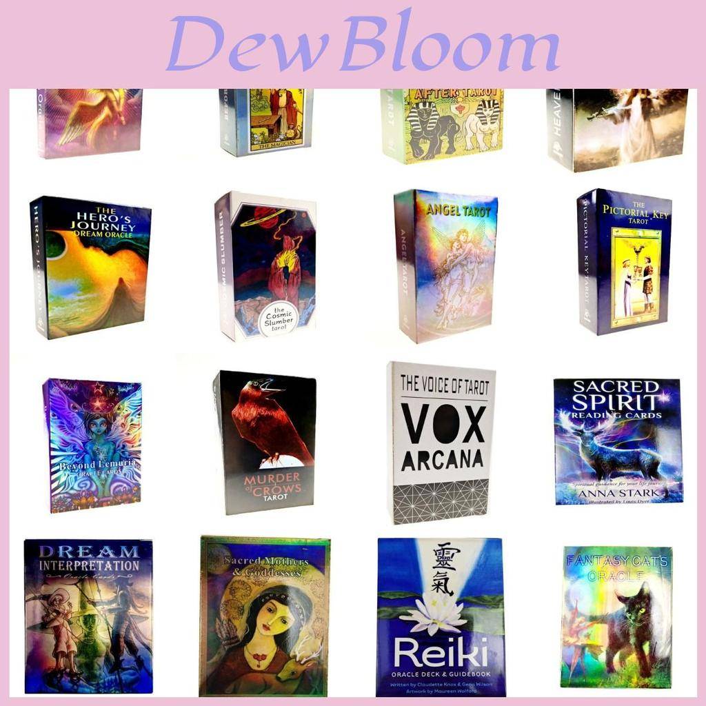 Tarotkort Engelsk Brädspelslek Med Levande Och Ljusa Färg Mönster