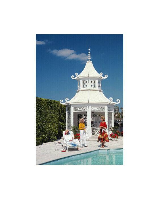 Slim Aarons Palm Peach Pagoda