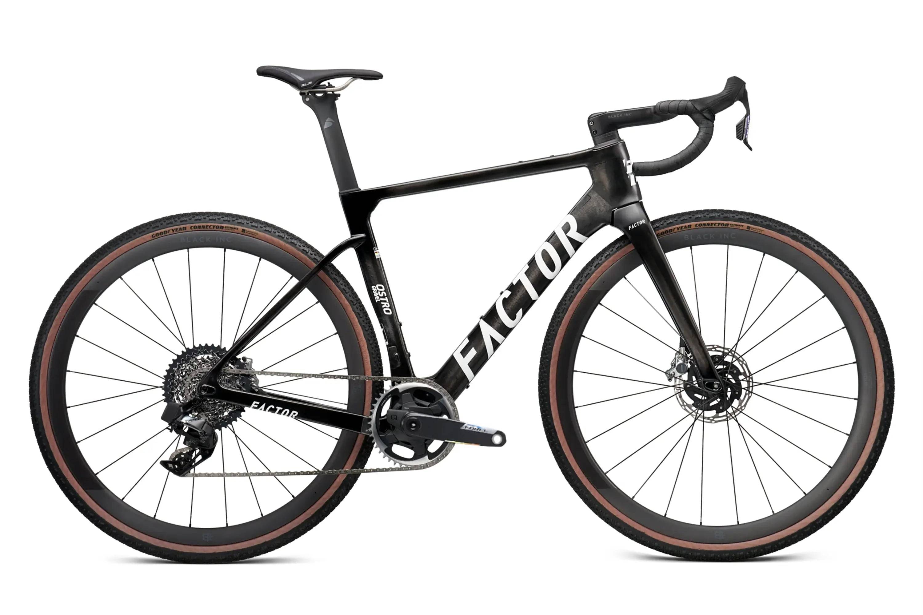 Factor Ostro Gravel 2024 - Sram Force eTap AXS 1x12sp - Black Inc Thirty-Four - 153 / 54 / gloss ud (54)